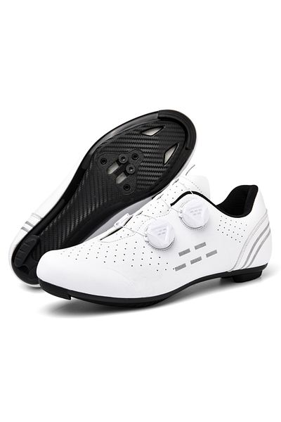 Choice 44 WHITE 2024 Cycling Shoes MTB Bike Sneakers Cleat Non-slip Men's Mountain Biking Shoes Bicycle Sho