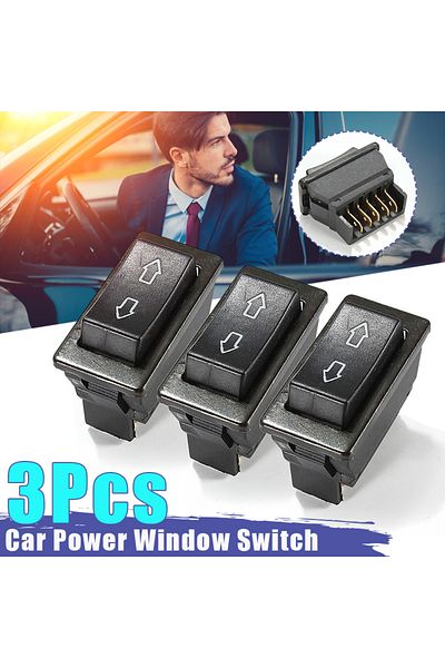 Choice 3pcs 1/3pcs Universal Dc 12v 20a Car Power Window Switch 5-pin On/off Spst Rocker Black