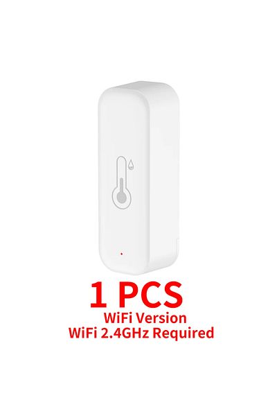 Choice Wifi Version Tuya Wifi Temperature And Humidity Smart Home Thermometer Hygrometer App Remote Alarm W