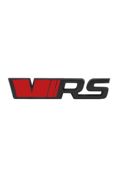Choice ملصق شعار معدني ثلاثي الأبعاد أحمر وأسود Vrs Emblem شارة شبكة أمامية للسيارة ملصق صندوق السيارة لسيارة Octavia 3 2 A5 A7