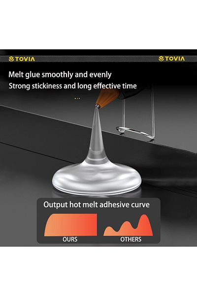Choice T TOVIA 7mm*100mm translucent hot melt glue stick EVA material suitable for DIY, gluing photo alb...