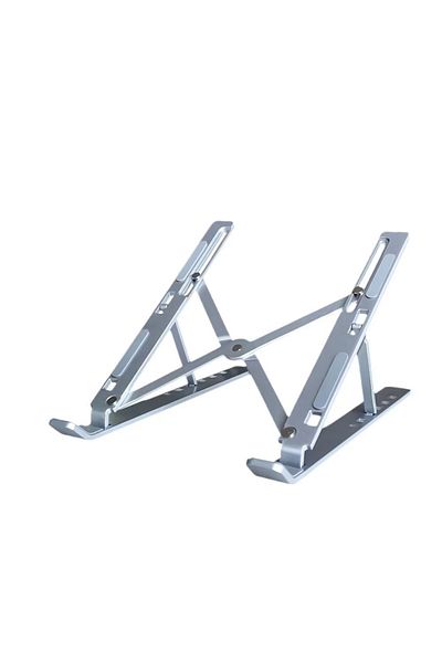 DUTRIEUX Silvery Aluminum Alloy Laptop Holder Stand Adjustable Foldable Portable For Notebook Computer Bracke