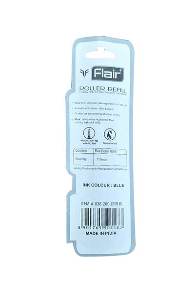 Flair Roller Refill Pack of 10 Piece,Blue