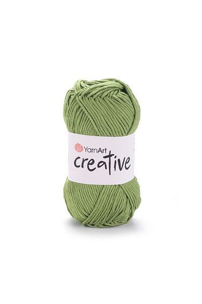 Yarnart Creative - Πλεκτό Χέρι Νήμα Πράσινο Ελιάς-235