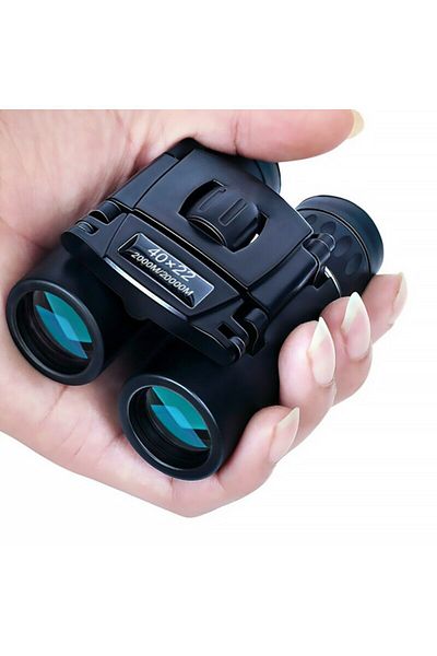 Choice Black 40x22 Hd Powerful Binoculars 2000m Long Range Folding Mini Telescope Bak4 Fmc Optics For Hunti