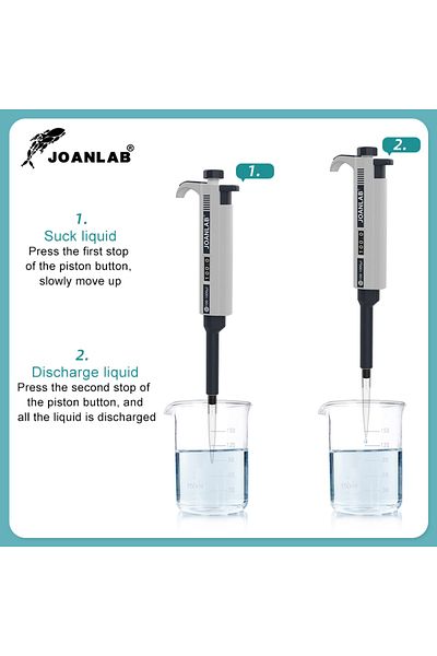 Choice ماصة مختبر JOANLAB Micropipette ماصة أوتوماتيكية رقمية قابلة للتعديل من البلاستيك لمختبر الكيمياء...