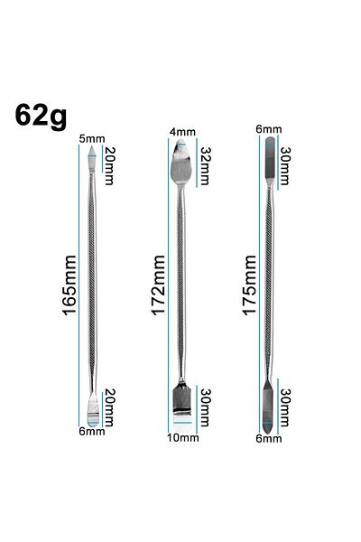 Choice 3pc Crowbar Multifunctional Metal Double Head Pry Bar For Mobile Phone Digital Disassembly, Prying,