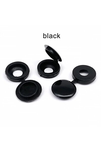 Choice أسود 100 قطعة 100 قطعة/حقيبة بلاستيك برغي ذاتي اللولبة مسمار صامولة غط...