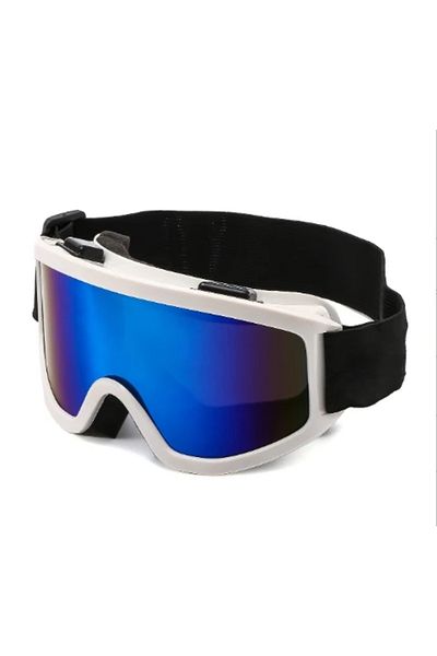 Choice White Protective Glasses Motorcycle Helmet Outdoor Sports Windproof Dustproof Eye Glasses Ski Snowbo