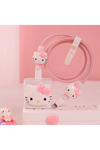 Choice Excluding Charger A4 Sanrio Hello Kitty Data Cable Protective Sleeve 20w Protector For Iphone Charge