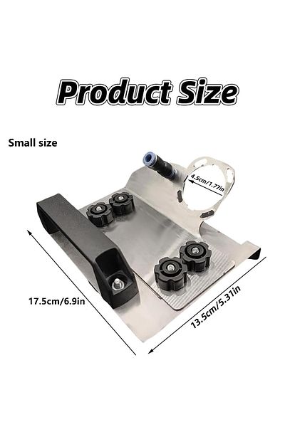 DIZAINLIFE Small Size Angle Grinder Stand For Tile 45°chamfer Cutting Angle Grinder Attachment Stainless Steel