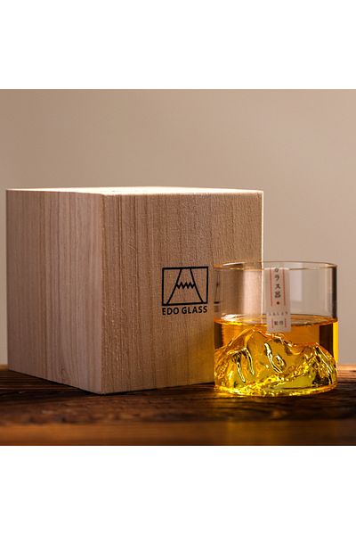 Choice 101-200ml 70x73mm 200ml Japan 3d Mountain Whiskey Glass Glacier Old Fashioned Whisky Rock Glasses Wh