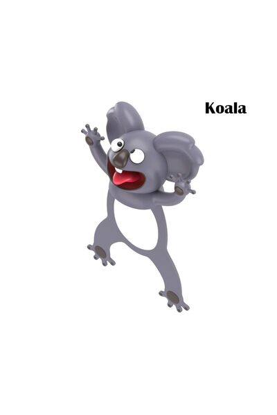 Choice --علامات مرجعية إبداعية من koala، علامات مرجعية ثلاثية الأبعاد، علامات مرجعية على شكل حيوانات، سلسلة Ocean Seal Oc