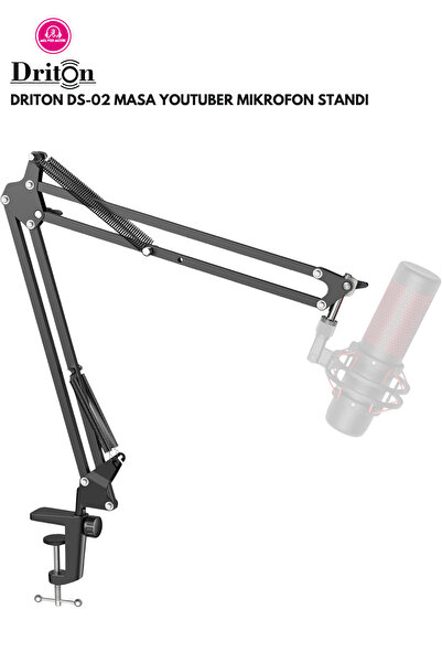 DRİTON DS-02 PROFESYONEL KONDENSER MASA TİPİ MİKROFON STANDI