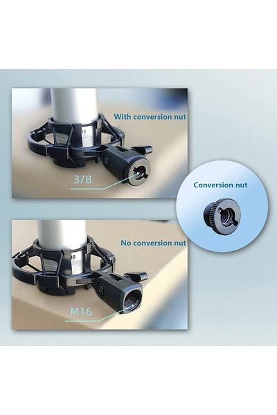 Choice Universal Professional Condenser Microphone Shock Mount Holder Studio Recording Bracket For Black...