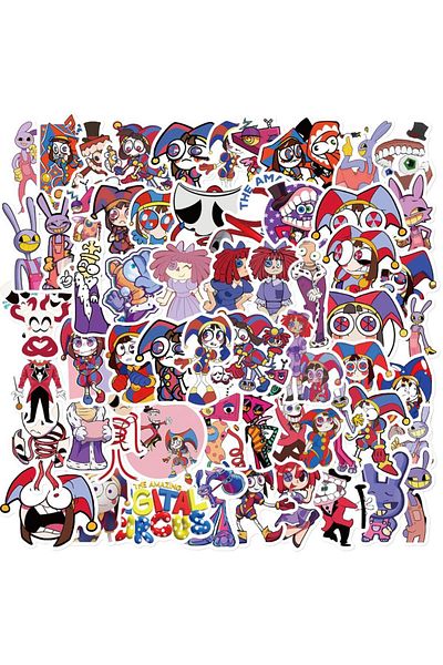 Choice 50pcs-random 50pcs Cute The Amazing Digital Circus Stickers Kawaii Cartoon Decals Laptop Motorcycle