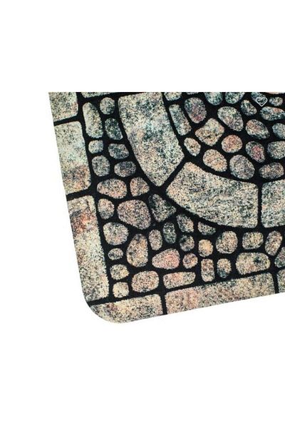ÇIRPAN EV Stone Pattern Door Front Mat 60X40Cm