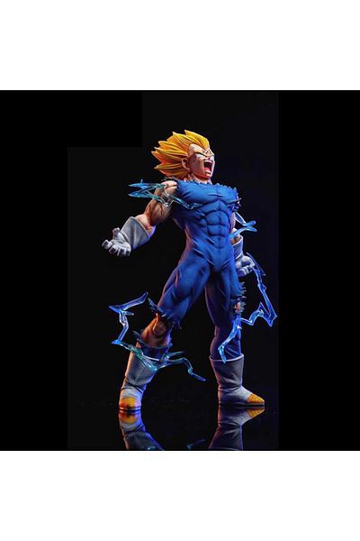 Choice No Box Hot 27cm Dragon Ball Z Majin Vegeta Anime Figure Self-destruct Super Saiyan Action Figures P