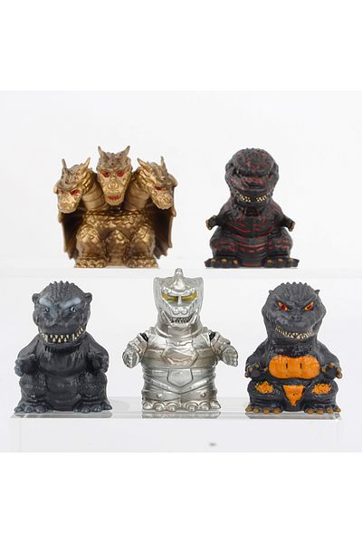 Choice Pack By Bag 01 5pcs/set Finger Puppet Mecha Godzilla King Ghidorah Hydreigon Monster Cute Action Fig