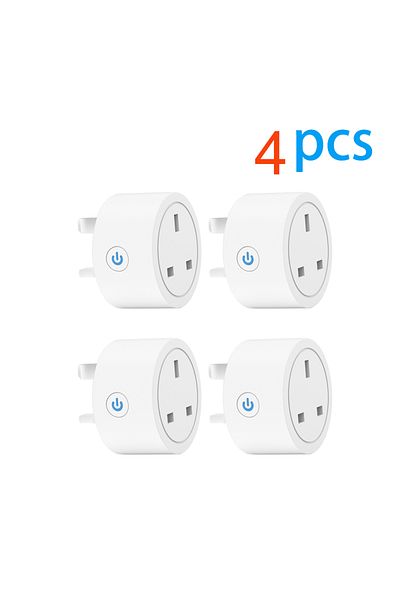 Choice Uk Wifi Uk Socket 4 Pcs 20a Tuya Smart Socket Wifi Uk Plug 3pin Adapter Home Alexa Voice Control Wit