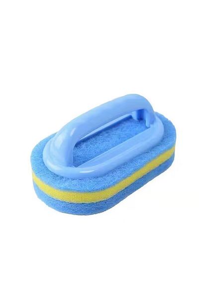 Choice 1pcs Kitchen Bathroom Toilet Cleaning Magic Sponge Glass Wall Cleaning Bath Brush Handle Sponge Cera
