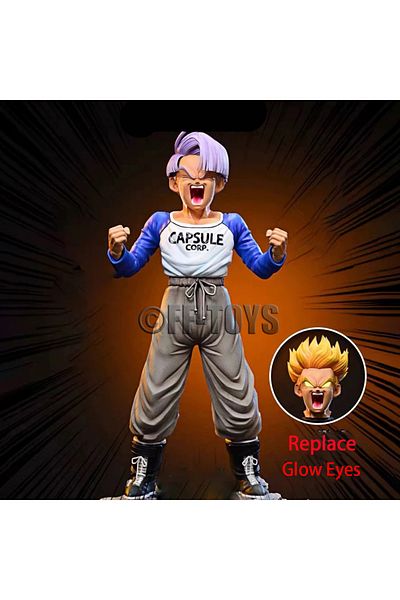 Choice No Box Anime Dragon Ball Z Trunks Figure Super Saiyan Trunks Statue Replacement Light Head Pvc Actio