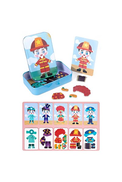 Choice لعبة تركيب الصور المقطوعة المغناطيسية ثلاثية الأبعاد للأطفال، تلبيس وت...