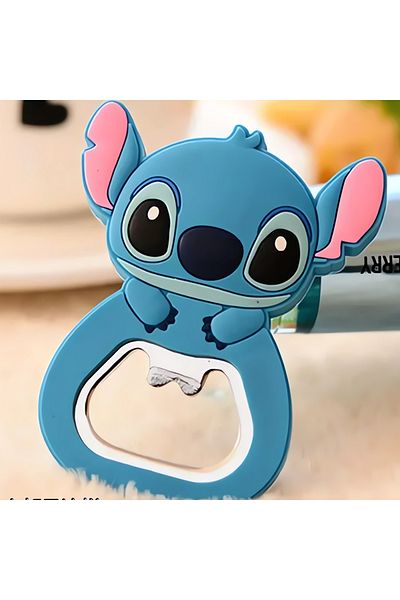 Choice Stitch Kawaii Disney Stitch Bottle Opener Lilo & Stitch Peripheral Fridge Magnet Cartoon Multifuncti