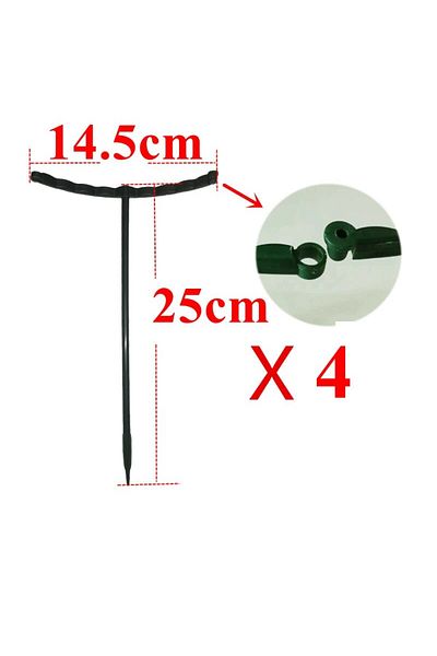 Choice 4pcs 14.5x25cm G1499b 4 Pcs Crab Claw Orchid Bracket Double-layer Gardeningflower Rack,plant Climbin