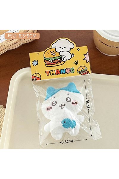 Choice B1 Cute Chiikawa Cartoon Plush Brooch Girl Backpack Decoration Bag Pendant Accessories Doll Scarf Cl