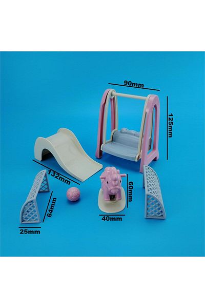 Choice Playground Dollhouse Miniature Toys Forest Family Outdoor Sport Pretend Accessory Swimming Pool, Boa