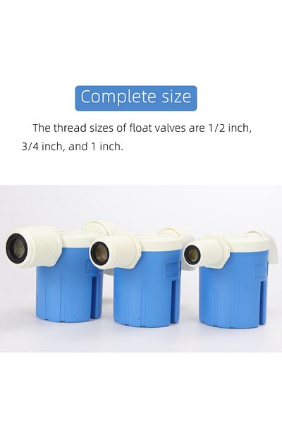SOIJOT 1/2" Jyn Side Water Inlet 1/2'' 3/4'' 1'' Practical Water Level Control Durable Replacement Full Aut