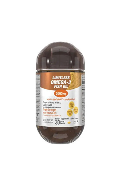 Limitless Omega 3 Fish Oil Caps 30s