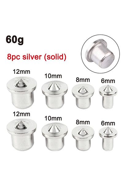Choice 8pc Silver Set 8pc Panel Furniture Positioning Woodworking Round Wooden Tenon Black Top Diy Silver L
