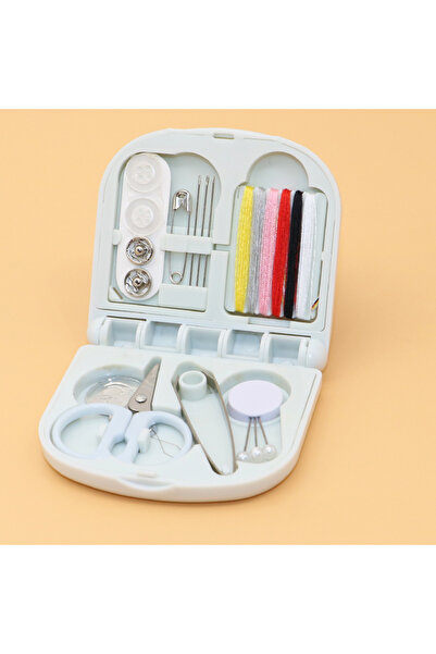 Choice صندوق إبرة وخيط مربع صغير أزرق جديد للمنزل مجموعة خياطة يدوية DIY