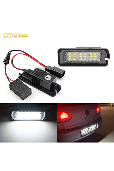 Choice مصباح لوحة ترخيص LED 6000K قطعتين لسيارة فولكس فاجن جولف 4/5/6/7 باسات...