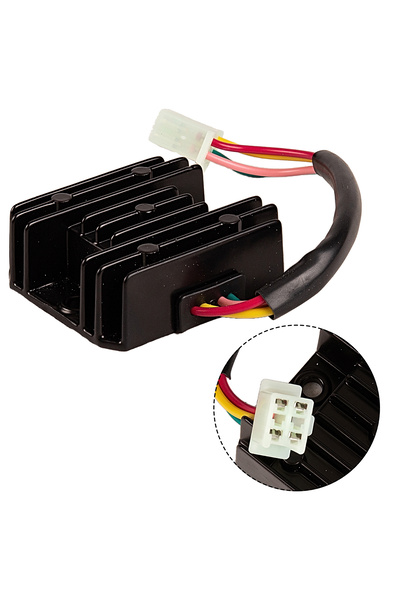 Choice Brand New Motorcycle 4 Wires 4 Pins 12 Voltage Regulator Rectifier For...
