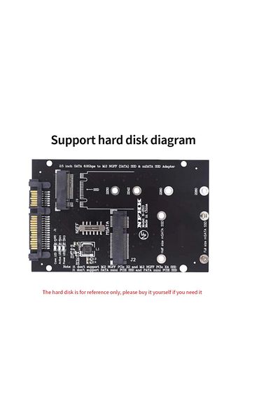 Choice محول M2 Msata إلى Sata M.2 Ngff Msata Ssd إلى Sata 3.0 2.5 محول M2 Pci Ssd بطاقة Riser للكمبيوتر الشخصي L