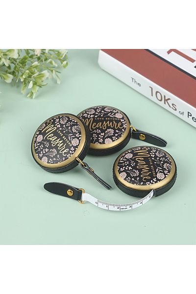 Choice Brown 1pc 1.5m Retro-style Portable Retractable Pu Leather Mini Tape Measure - Accurate Centimeter A