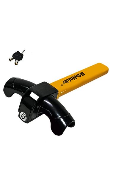 Choice Orange Universal Car Steering Wheel Lock Fit Maximum Security Steering Anti-theft T-bar Steering Whe