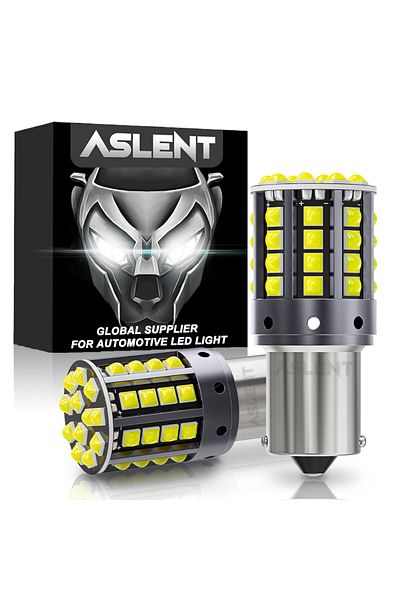Choice 2x 1157 BAY15D P21/5W 1156 BA15S P21W BAU15S PY21W LED Canbus 3030 44SMD 7440 7443 W21W T20 Turn ...