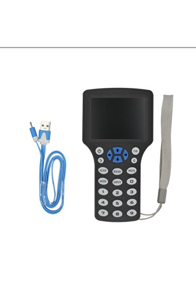 Choice قارئ/كاتب/ناسخ بطاقات ذكية بتقنية NFC بتردد 10، أسود اللون، 125 ألف دو...