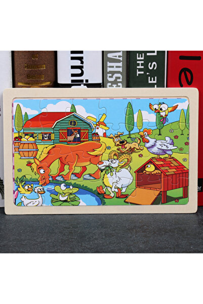 Choice 11 قطعة جديدة من الألغاز الخشبية للأطفال مكونة من 24 قطعة من ألعاب تعل...