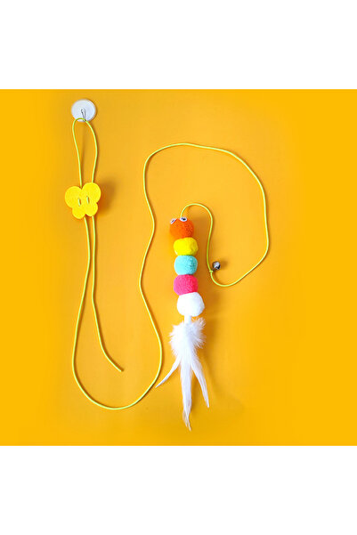 Choice ألعاب القطط الأليفة على شكل ريشة، عصا مضحكة، قطة صغيرة، حبل مرن على شك...