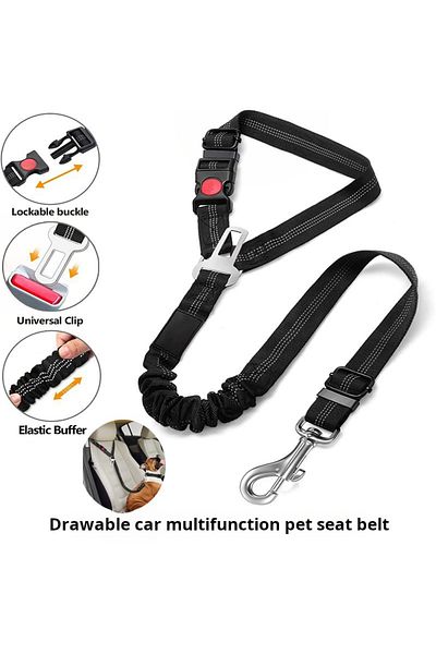 Choice Dog Leash Pet Car Safety Buckle Multi-functional Walking Dog Rope Small Dog Big Dog Car Pet
