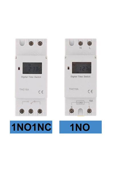 Choice 1NO1NC 12V 1pc Electronic Weekly 7 Days Programmable Digital Timer Switch Relay Control 220V 230V 8A