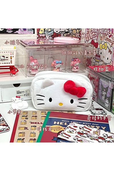 Choice Not Pendant Hello Kitty Hello Kitty Sanrio Pochacco Cute Plush Japanese Ins Style Pencil High-capaci