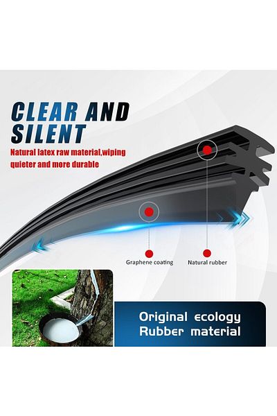 Choice 1PCs 26inches 650mm 6mm 1PCS 24 26 28 30 24 Inches Car Wiper Blade Refill Strips Car Windshield Rubb