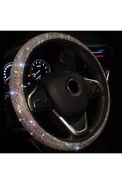 Choice غطاء عجلة القيادة متعدد الألوان لجميع المواسم، واقي مضاد للانزلاق، مقا...