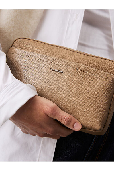 Calvin Klein Kadın Bej Çapraz Çanta